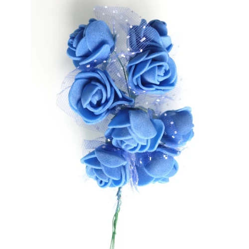 Цветя от фоам гумирани розички