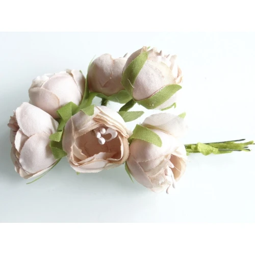 Цветя от текстил на букет текстилен божур