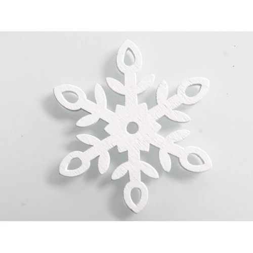 Коледни дървени снежинки