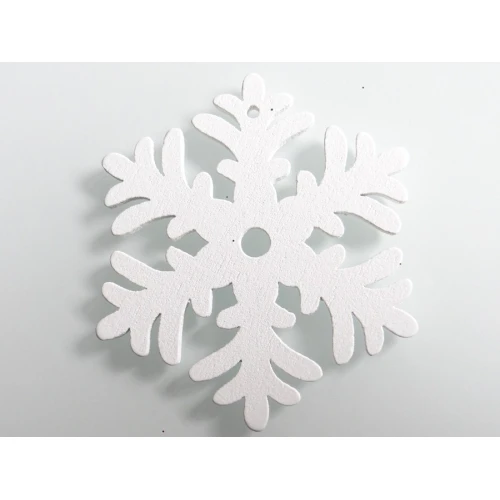 Коледни дървени снежинки