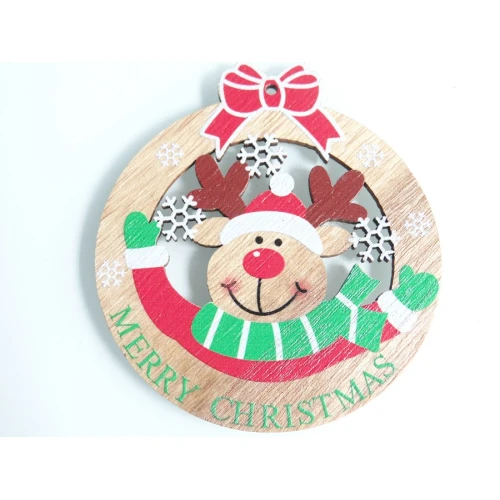 Коледни дървена фигурка - Коледна