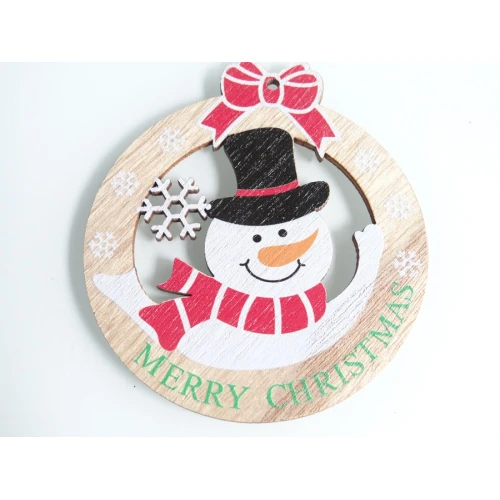 Коледни дървена фигурка - Коледна