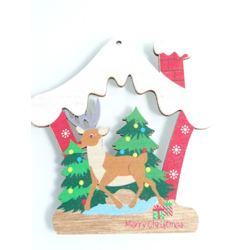 Коледни дървена фигурка - Коледна