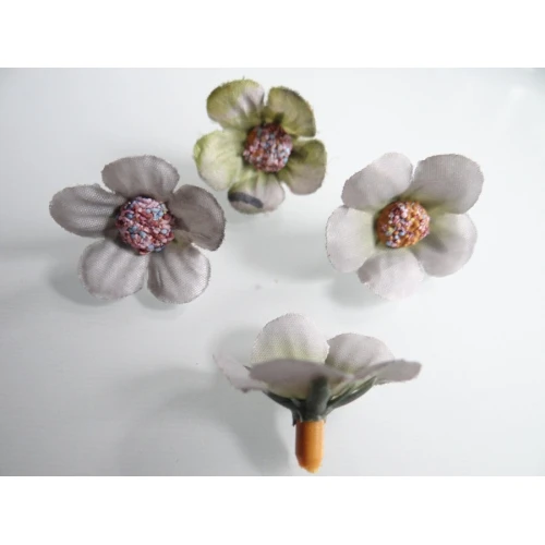 Цветя с основа за монтаж текстилни цветя