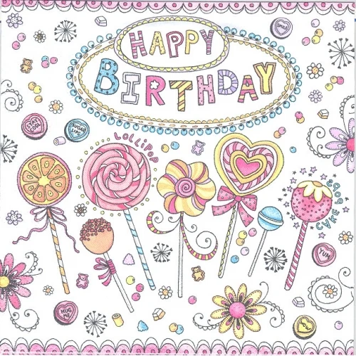 Рожден ден салфетки - рожден ден