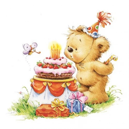 Рожден ден салфетки - рожден ден