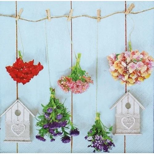 Цветя салфетки - цветя