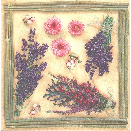 Цветя салфетки - цветя