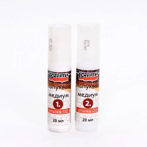 Лакове и краклета напукващ медиум - Pentart