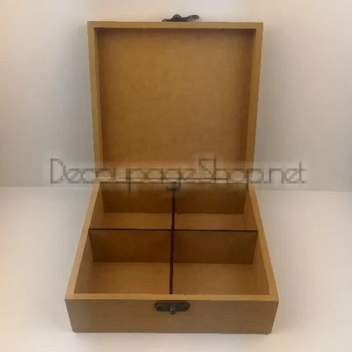 Предмети от mdf MDF кутия за чай